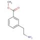 3-(2-Aminoethyl)benzoic Acid Methyl Ester (CAS 179003-00-0) - chemical structure image