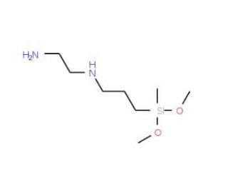 3-(2-Aminoethylamino)propyldimethoxymethylsilane (CAS 3069-29-2) - chemical structure image