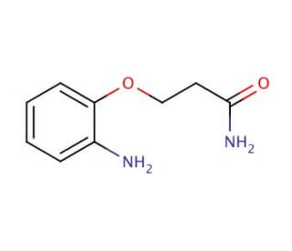 3-(2-aminophenoxy)propanamide - chemical structure image