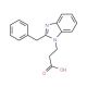 3-(2-Benzyl-benzoimidazol-1-yl)-propionic acid - chemical structure image