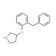 3-(2-Benzylphenoxy)pyrrolidine - chemical structure image