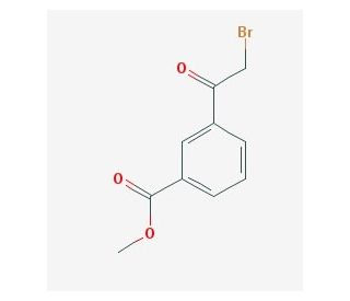 3-(2-Bromo-acetyl)-benzoic acid methyl ester (CAS 27475-19-0) - chemical structure image