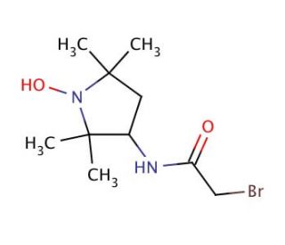 3-(2-Bromoacetamido)-2,2,5,5-tetramethyl-1-pyrrolidinyloxy, Free Radical (CAS 17932-40-0) - chemical structure image