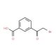 3-(2-Bromoacetyl)benzoic acid (CAS 62423-73-8) - chemical structure image
