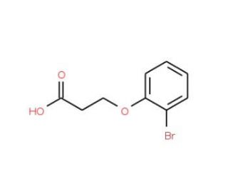 3-(2-bromophenoxy)propanoic acid (CAS 165538-35-2) - chemical structure image