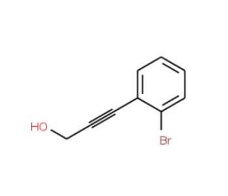 3-(2-Bromophenyl)prop-2-yn-1-ol (CAS 116509-98-9) - chemical structure image