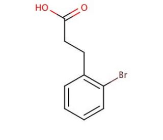 3-(2-Bromophenyl)propionic acid (CAS 15115-58-9) - chemical structure image