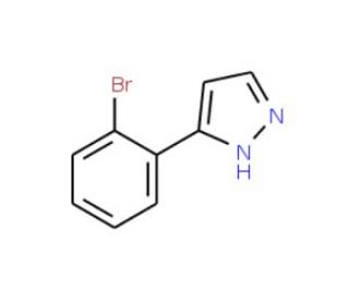 3-(2-Bromophenyl)pyrazole (CAS 114382-20-6) - chemical structure image