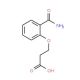 3-(2-Carbamoyl-phenoxy)-propionic acid (CAS 103204-34-8) - chemical structure image