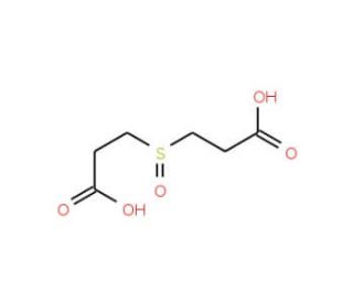 3-(2-Carboxy-ethanesulfinyl)-propionic acid - chemical structure image