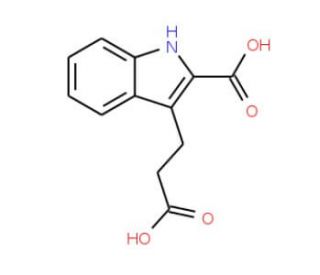 3-(2-Carboxyethyl)-1H-indole-2-carboxylic acid - chemical structure image