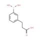 3-(2-Carboxyethyl)phenylboronic acid (CAS 693803-17-7) - chemical structure image