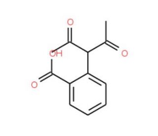 3-(2-Carboxyphenyl)pentane-2,4-dione - chemical structure image