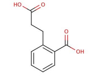 3-(2-Carboxyphenyl)propionic acid (CAS 776-79-4) - chemical structure image