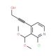 3-(2-Chloro-3-(dimethoxymethyl)pyridin-4-yl)prop-2-yn-1-ol - chemical structure image