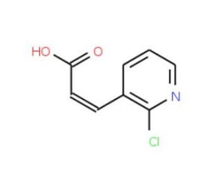 3-(2-Chloro-3-pyridyl)acrylic acid - chemical structure image