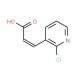 3-(2-Chloro-3-pyridyl)acrylic acid - chemical structure image