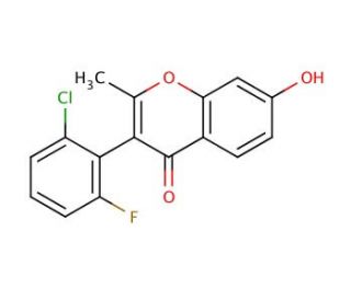 3-(2-Chloro-6-fluoro-phenyl)-7-hydroxy-2-methyl-chromen-4-one - chemical structure image