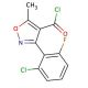 3-(2-Chloro-6-fluorophenyl)-5-methylisoxazole-4-carbonyl Chloride (CAS 69399-79-7) - chemical structure image
