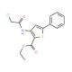 3-(2-Chloro-acetylamino)-5-phenyl-thiophene-2-carboxylic acid ethyl ester - chemical structure image