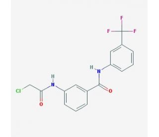 3-(2-Chloro-acetylamino)-N-(3-trifluoromethyl-phenyl)-benzamide - chemical structure image
