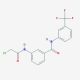 3-(2-Chloro-acetylamino)-N-(3-trifluoromethyl-phenyl)-benzamide - chemical structure image