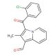 3-(2-Chloro-benzoyl)-2-methyl-indolizine-1-carbaldehyde - chemical structure image