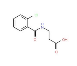 3-(2-Chloro-benzoylamino)-propionic acid - chemical structure image
