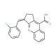 3-(2-Chloro-benzylidene)-2,3-dihydro-1H-cyclopenta[b]quinoline-9-carboxylic acid - chemical structure image