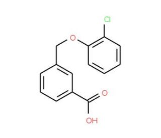 3-(2-Chloro-phenoxymethyl)-benzoic acid - chemical structure image
