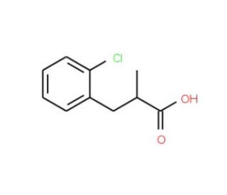 3-(2-Chloro-phenyl)-2-methyl-propionic acid - chemical structure image