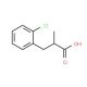 3-(2-Chloro-phenyl)-2-methyl-propionic acid - chemical structure image