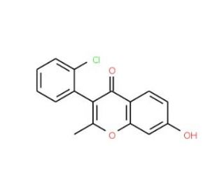 3-(2-Chloro-phenyl)-7-hydroxy-2-methyl-chromen-4-one - chemical structure image