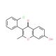 3-(2-Chloro-phenyl)-7-hydroxy-2-methyl-chromen-4-one - chemical structure image