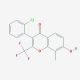 3-(2-Chloro-phenyl)-7-hydroxy-8-methyl-2-trifluoromethyl-chromen-4-one - chemical structure image