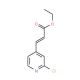 3-(2-Chloro-pyridin-4-yl)-acrylic acidethyl ester (CAS 551950-41-5) - chemical structure image