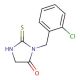 3-(2-chlorobenzyl)-2-mercapto-3,5-dihydro-4H-imidazol-4-one - chemical structure image