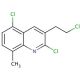 3-(2-Chloroethyl)-2,5-dichloro-8-methylquinoline (CAS 71114-99-3) - chemical structure image