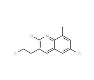 3-(2-Chloroethyl)-2,6-dichloro-8-methylquinoline (CAS 948291-86-9) - chemical structure image