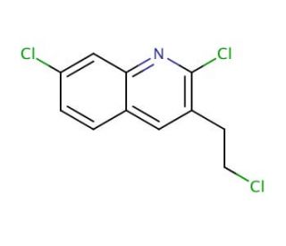 3-(2-Chloroethyl)-2,7-dichloroquinoline (CAS 948294-54-0) - chemical structure image