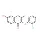 3-(2-chlorophenoxy)-7-hydroxy-2,8-dimethyl-4H-chromen-4-one - chemical structure image