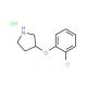 3-(2-Chlorophenoxy)pyrrolidine hydrochloride - chemical structure image