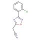 [3-(2-chlorophenyl)-1,2,4-oxadiazol-5-yl]acetonitrile - chemical structure image