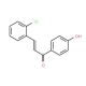 3-(2-Chlorophenyl)-1-(4-hydroxyphenyl)-2-propen-1-one (CAS 5424-02-2) - chemical structure image