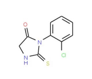 3-(2-chlorophenyl)-2-mercapto-3,5-dihydro-4H-imidazol-4-one - chemical structure image