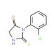 3-(2-chlorophenyl)-2-mercapto-3,5-dihydro-4H-imidazol-4-one - chemical structure image