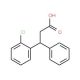 3-(2-Chlorophenyl)-3-phenylpropanoic acid - chemical structure image