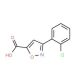 3-(2-Chlorophenyl)-5-isoxazolecarboxylic acid (CAS 338982-12-0) - chemical structure image