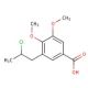 3-(2-chloropropyl)-4,5-dimethoxybenzoic acid - chemical structure image