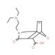 3-(2-Diethylamino-ethyl)-4-oxo-10-oxa-3-aza-tricyclo[5.2.1.0*1,5*]dec-8-ene-6-carboxylic acid - chemical structure image
